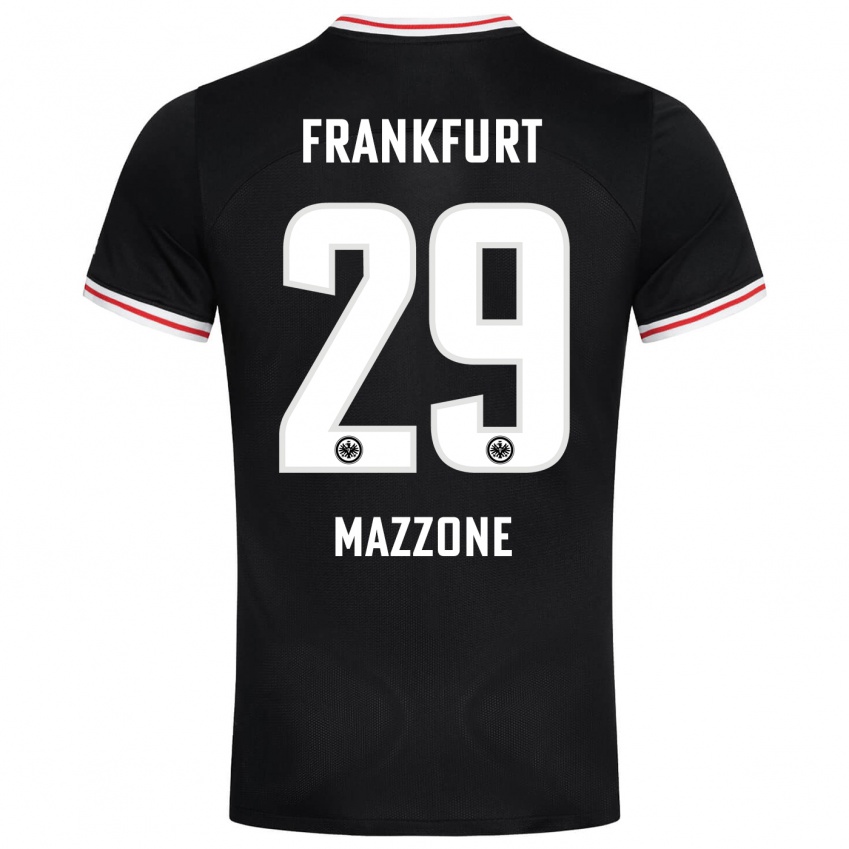 Niño Camiseta Matteo Mazzone #29 Negro 2ª Equipación 2023/24 La Camisa México