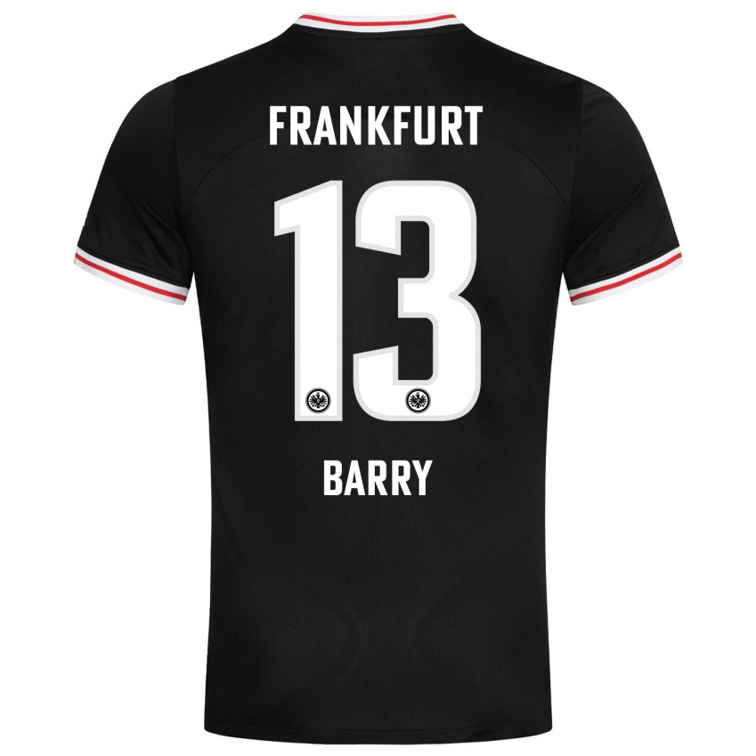 Niño Camiseta Jasha Barry #13 Negro 2ª Equipación 2023/24 La Camisa México