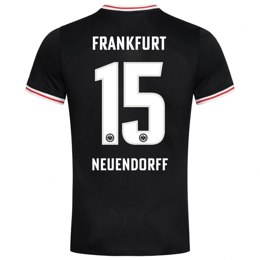 Niño Camiseta Nilo Neuendorff #15 Negro 2ª Equipación 2023/24 La Camisa México