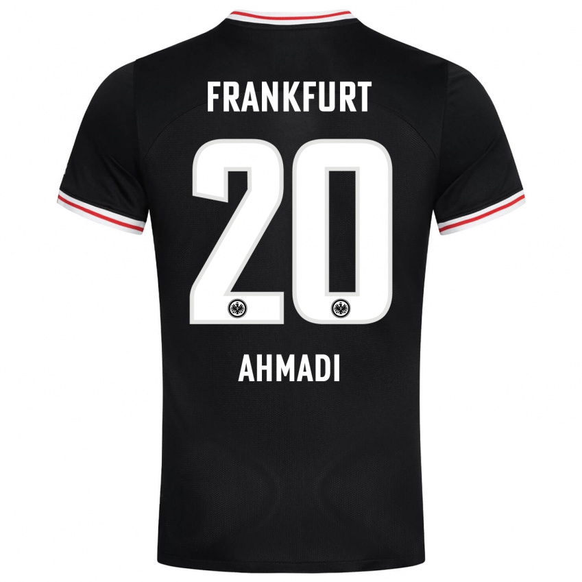 Niño Camiseta Shayan Ahmadi #20 Negro 2ª Equipación 2023/24 La Camisa México