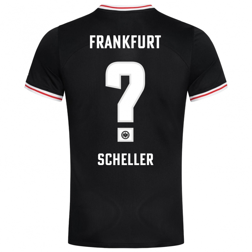 Niño Camiseta Niklas Scheller #0 Negro 2ª Equipación 2023/24 La Camisa México