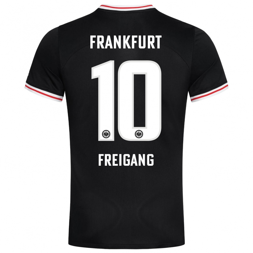 Niño Camiseta Laura Freigang #10 Negro 2ª Equipación 2023/24 La Camisa México