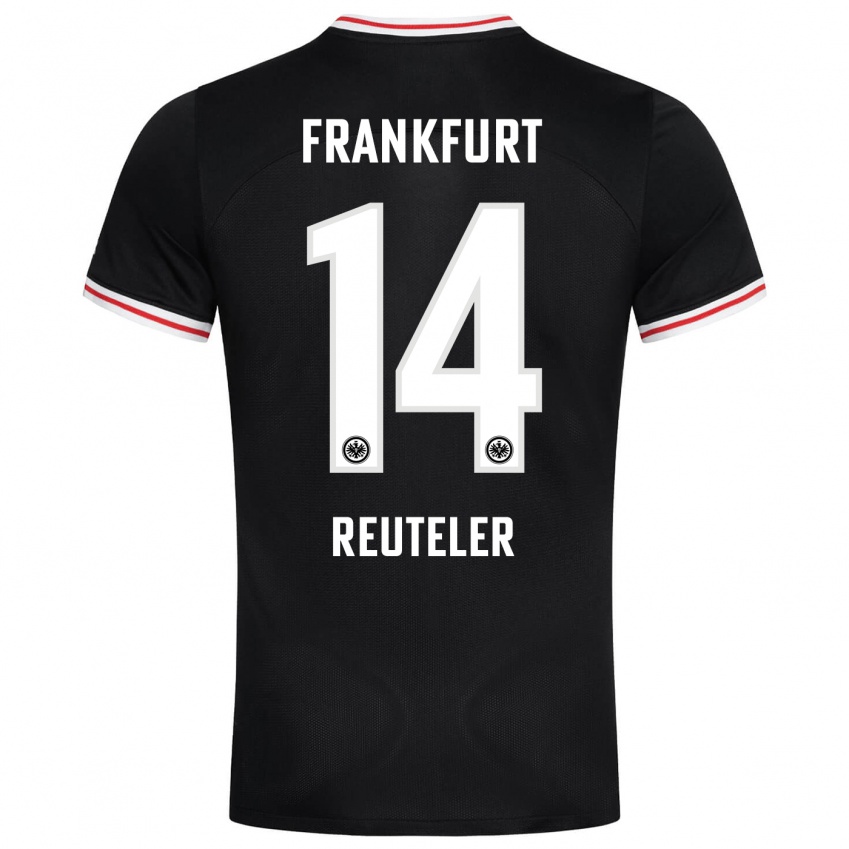 Niño Camiseta Geraldine Reuteler #14 Negro 2ª Equipación 2023/24 La Camisa México