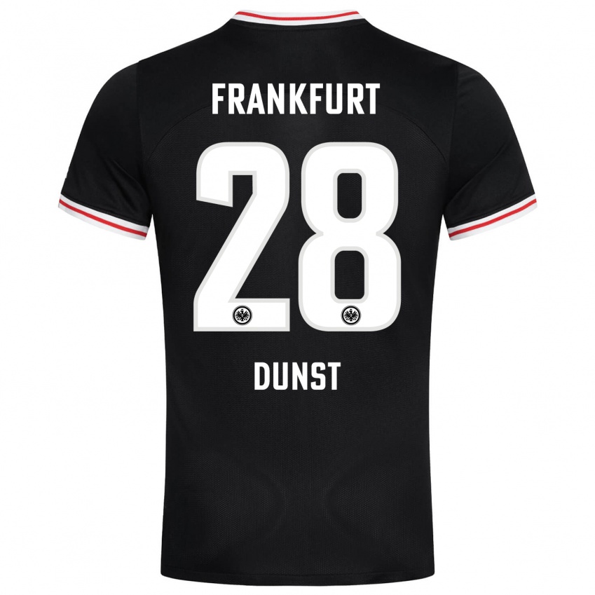 Niño Camiseta Barbara Dunst #28 Negro 2ª Equipación 2023/24 La Camisa México