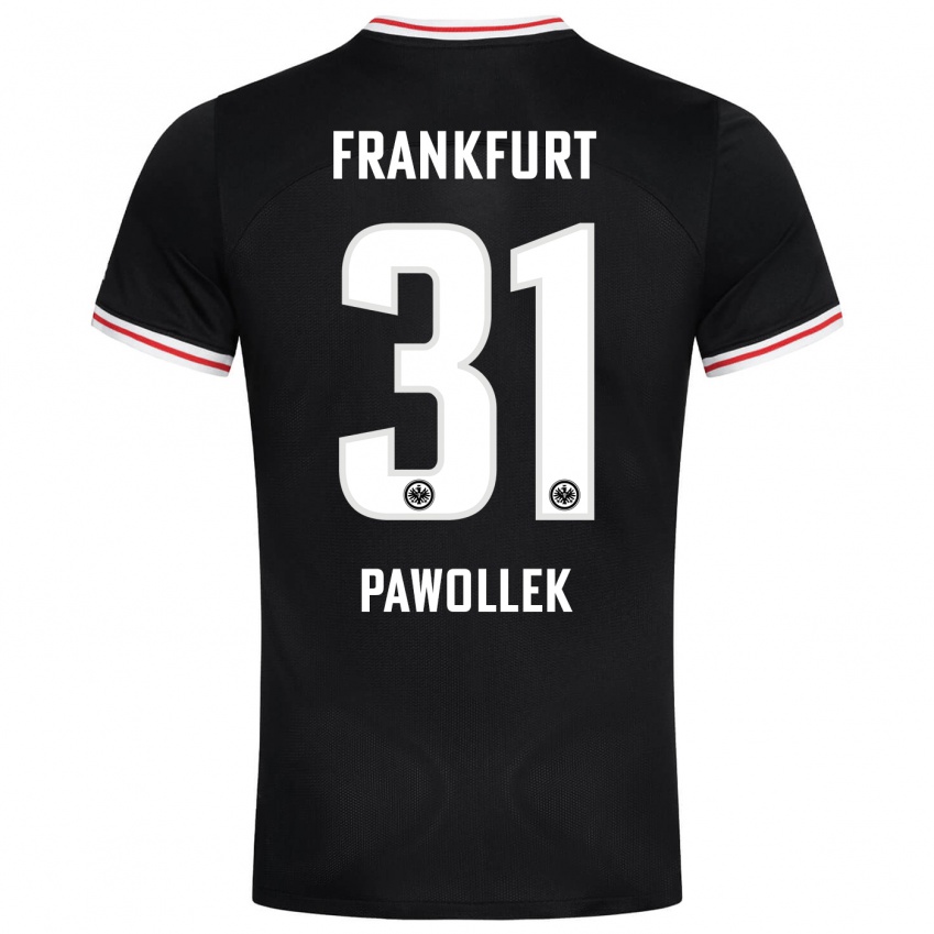 Niño Camiseta Tanja Pawollek #31 Negro 2ª Equipación 2023/24 La Camisa México