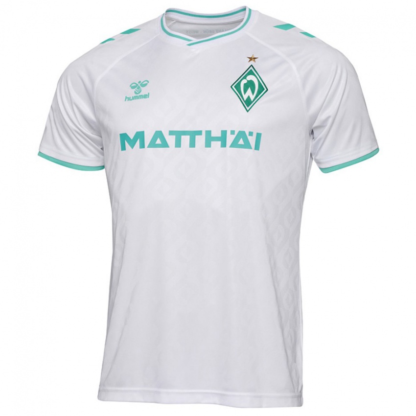 Niño Camiseta Max Hathaway #8 Blanco 2ª Equipación 2023/24 La Camisa México