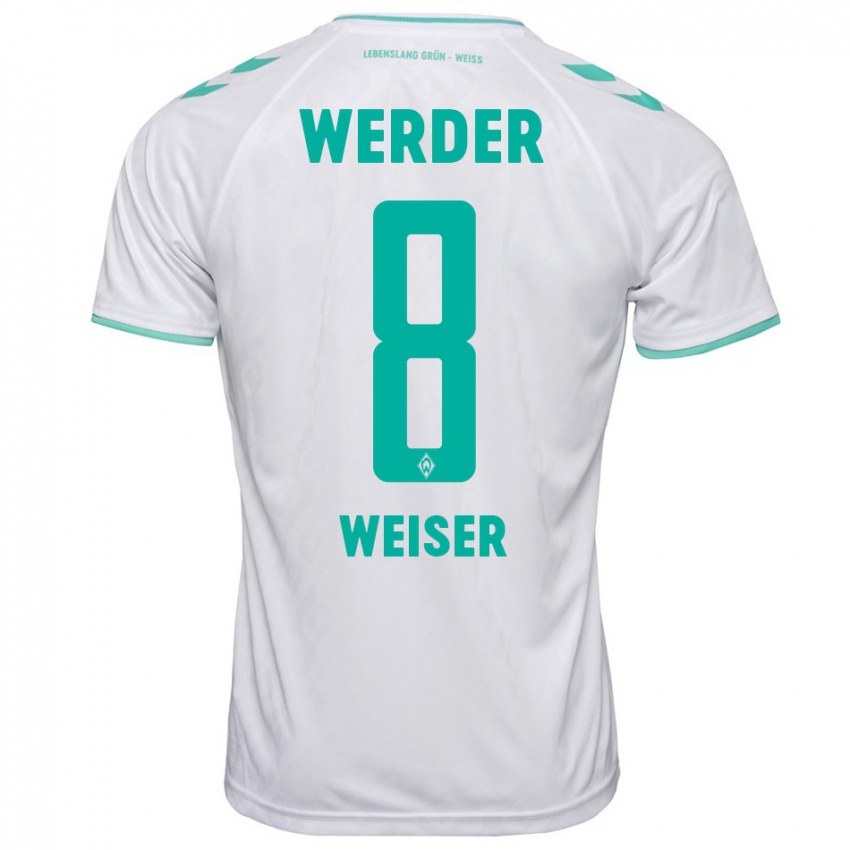 Niño Camiseta Mitchell Weiser #8 Blanco 2ª Equipación 2023/24 La Camisa México