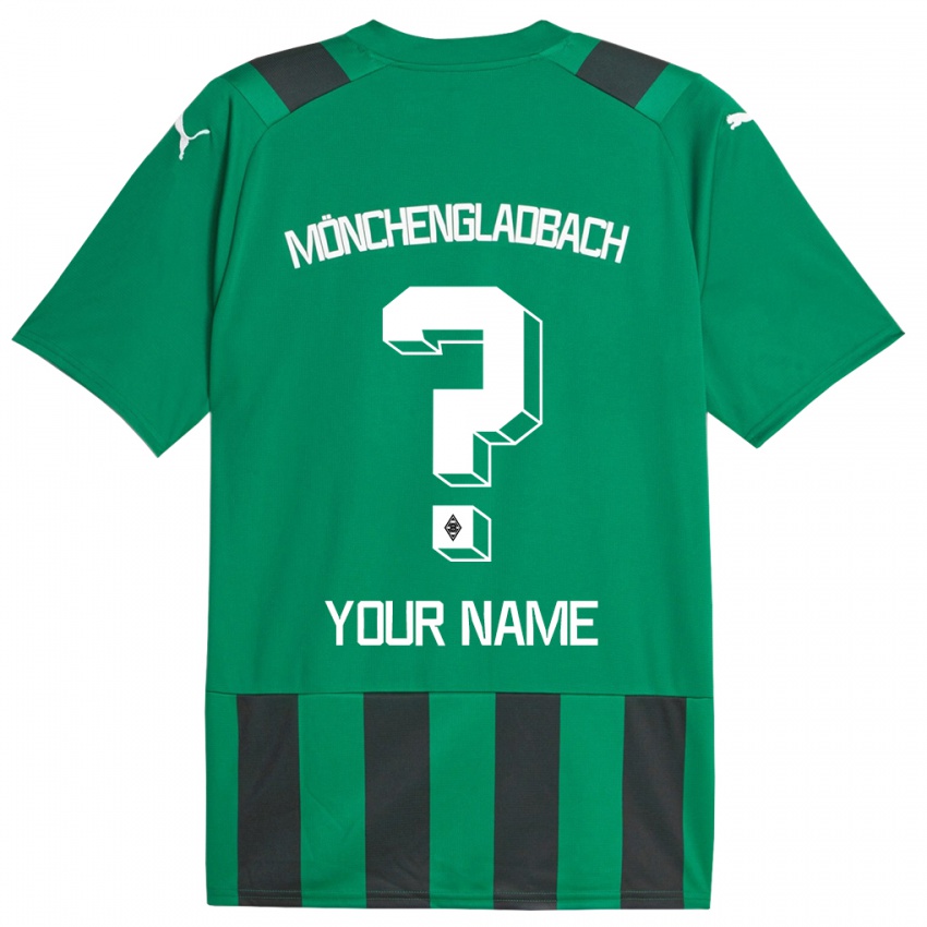 Niño Camiseta Su Nombre #0 Verde Negro 2ª Equipación 2023/24 La Camisa México