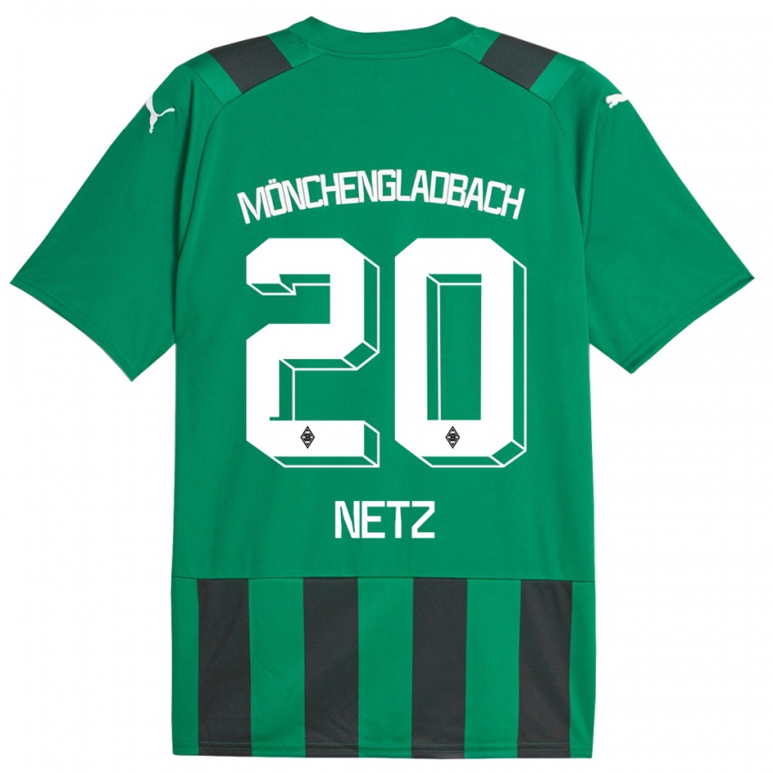 Niño Camiseta Luca Netz #20 Verde Negro 2ª Equipación 2023/24 La Camisa México