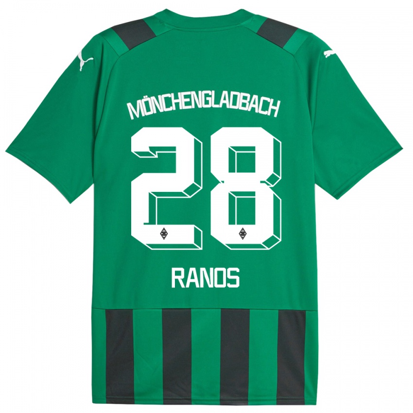 Niño Camiseta Grant-Leon Ranos #28 Verde Negro 2ª Equipación 2023/24 La Camisa México