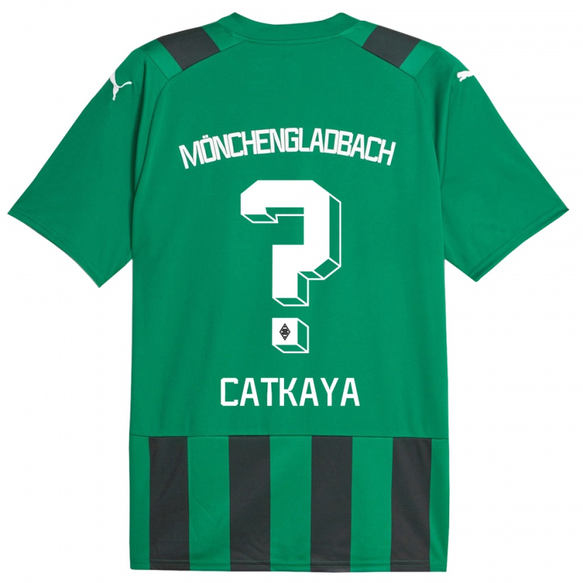 Niño Camiseta Talha Catkaya #0 Verde Negro 2ª Equipación 2023/24 La Camisa México