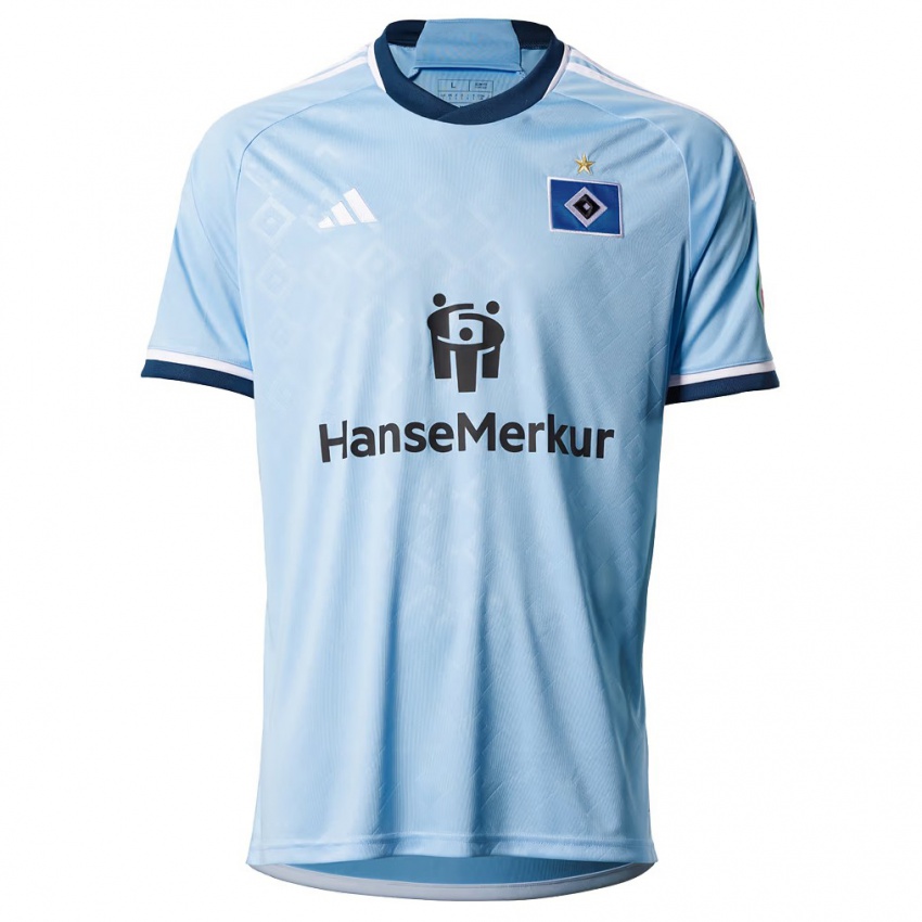 Niño Camiseta Maximilian Hellmers #24 Azul 2ª Equipación 2023/24 La Camisa México