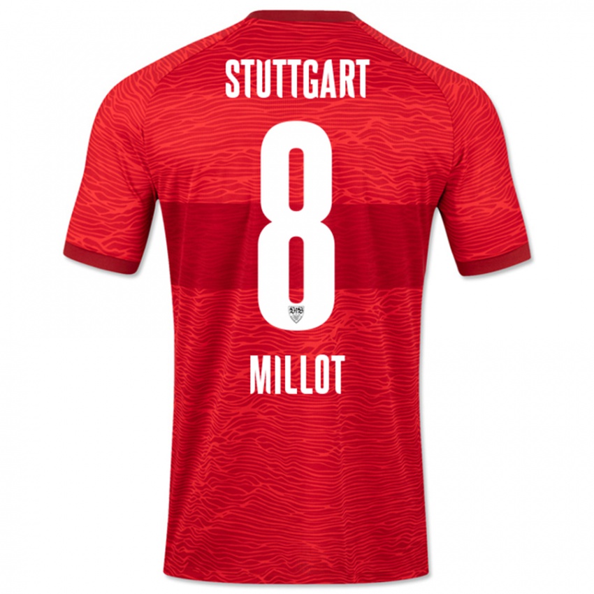 Niño Camiseta Enzo Millot #8 Rojo 2ª Equipación 2023/24 La Camisa México