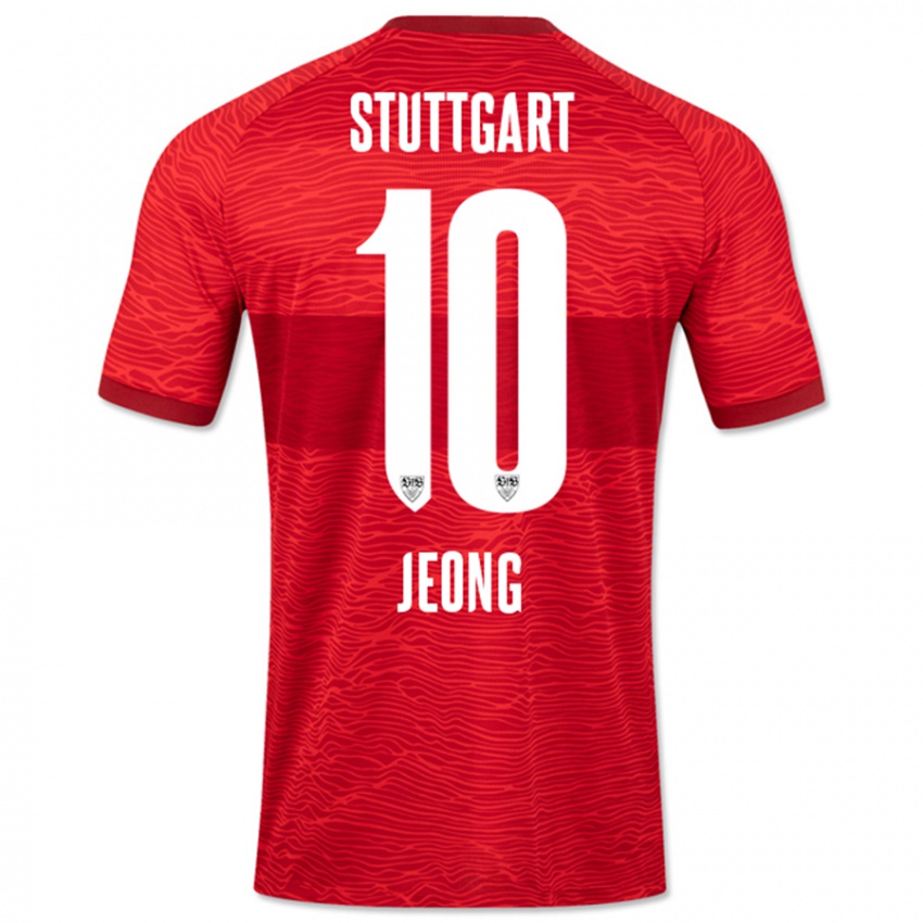 Niño Camiseta Woo-Yeong Jeong #10 Rojo 2ª Equipación 2023/24 La Camisa México