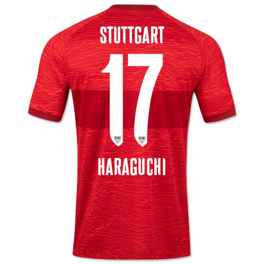 Niño Camiseta Genki Haraguchi #17 Rojo 2ª Equipación 2023/24 La Camisa México