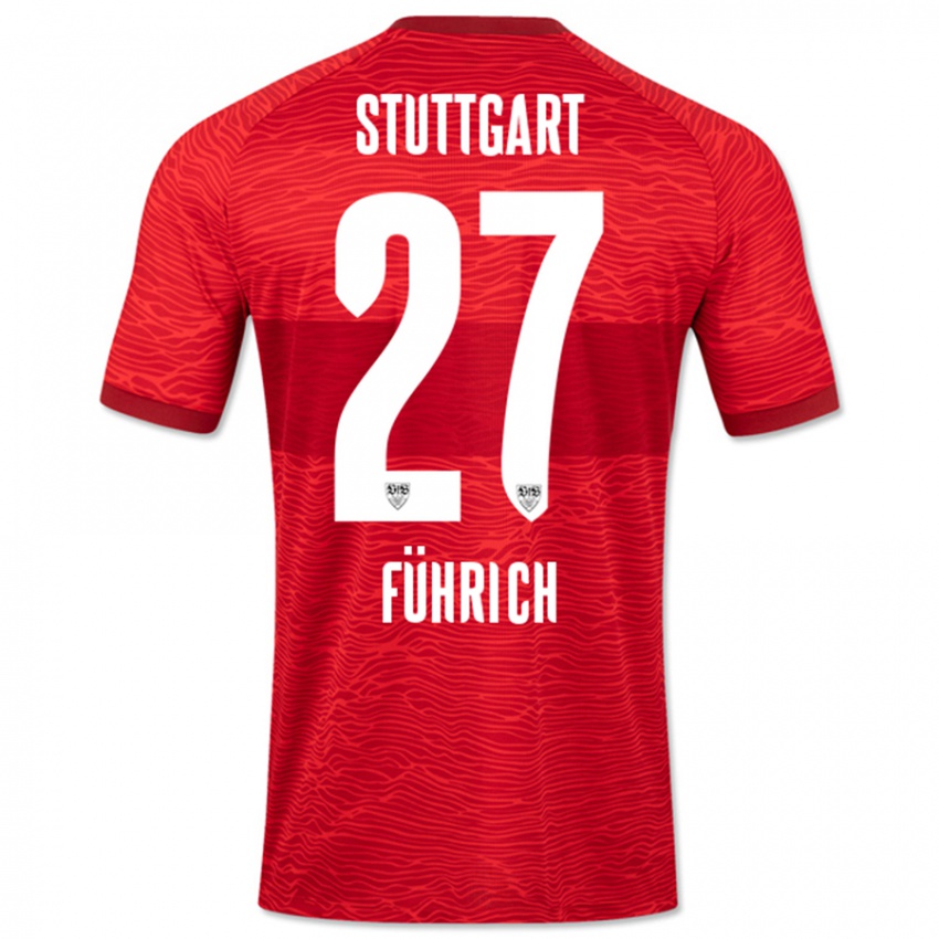 Niño Camiseta Chris Führich #27 Rojo 2ª Equipación 2023/24 La Camisa México