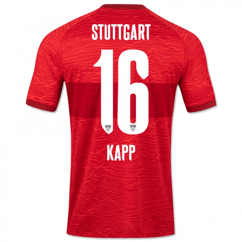 Niño Camiseta Patrick Kapp #16 Rojo 2ª Equipación 2023/24 La Camisa México