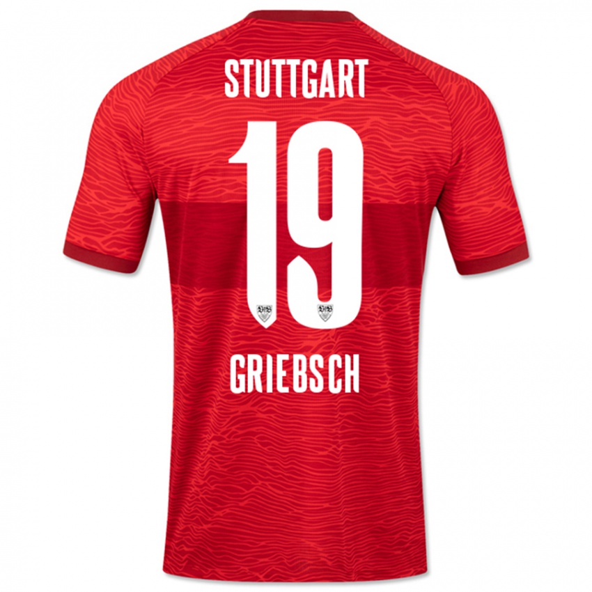 Niño Camiseta Lukas Griebsch #19 Rojo 2ª Equipación 2023/24 La Camisa México