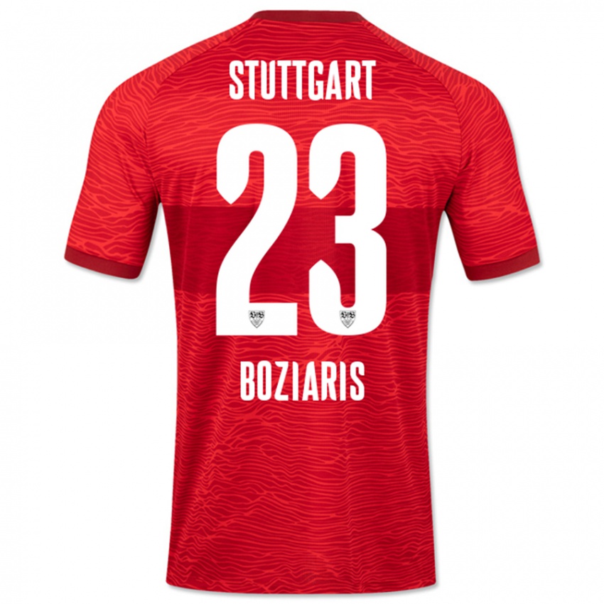 Niño Camiseta Giannis Boziaris #23 Rojo 2ª Equipación 2023/24 La Camisa México