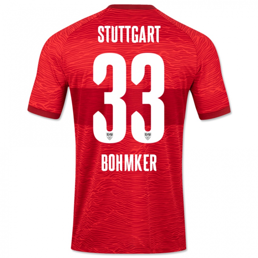 Niño Camiseta Finn Böhmker #33 Rojo 2ª Equipación 2023/24 La Camisa México