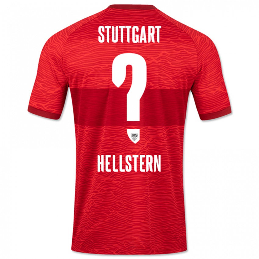 Niño Camiseta Florian Hellstern #0 Rojo 2ª Equipación 2023/24 La Camisa México