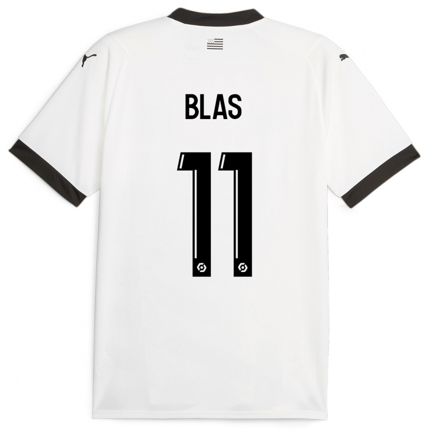 Niño Camiseta Ludovic Blas #11 Blanco 2ª Equipación 2023/24 La Camisa México