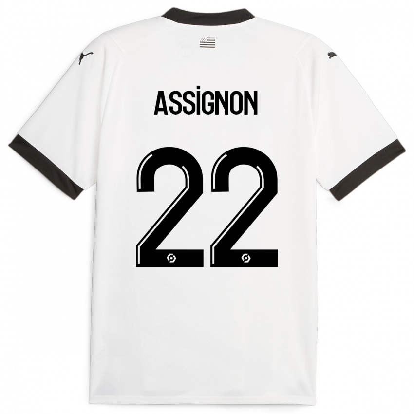 Niño Camiseta Lorenz Assignon #22 Blanco 2ª Equipación 2023/24 La Camisa México