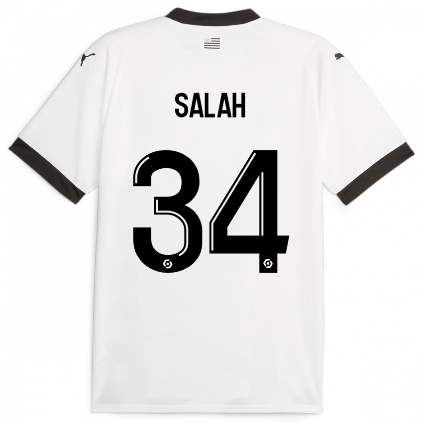 Niño Camiseta Ibrahim Salah #34 Blanco 2ª Equipación 2023/24 La Camisa México