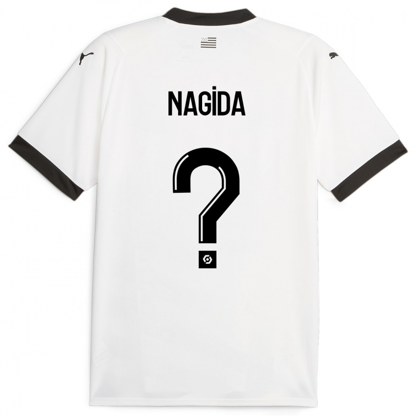 Niño Camiseta Mahamadou Nagida #0 Blanco 2ª Equipación 2023/24 La Camisa México