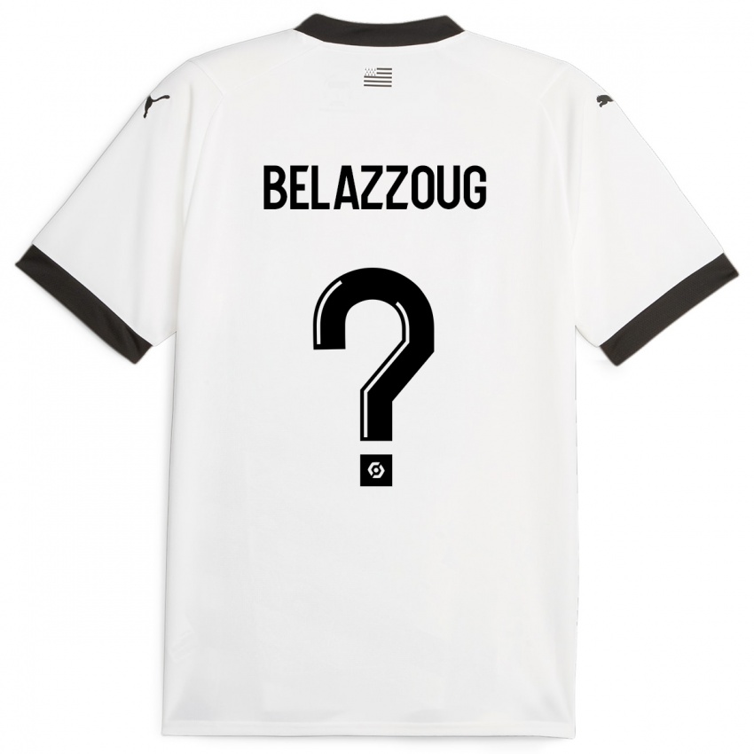 Niño Camiseta Kilian Belazzoug #0 Blanco 2ª Equipación 2023/24 La Camisa México