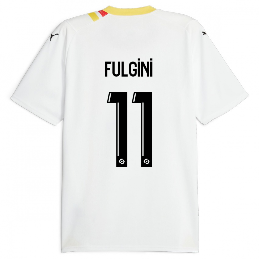 Niño Camiseta Angelo Fulgini #11 Negro 2ª Equipación 2023/24 La Camisa México