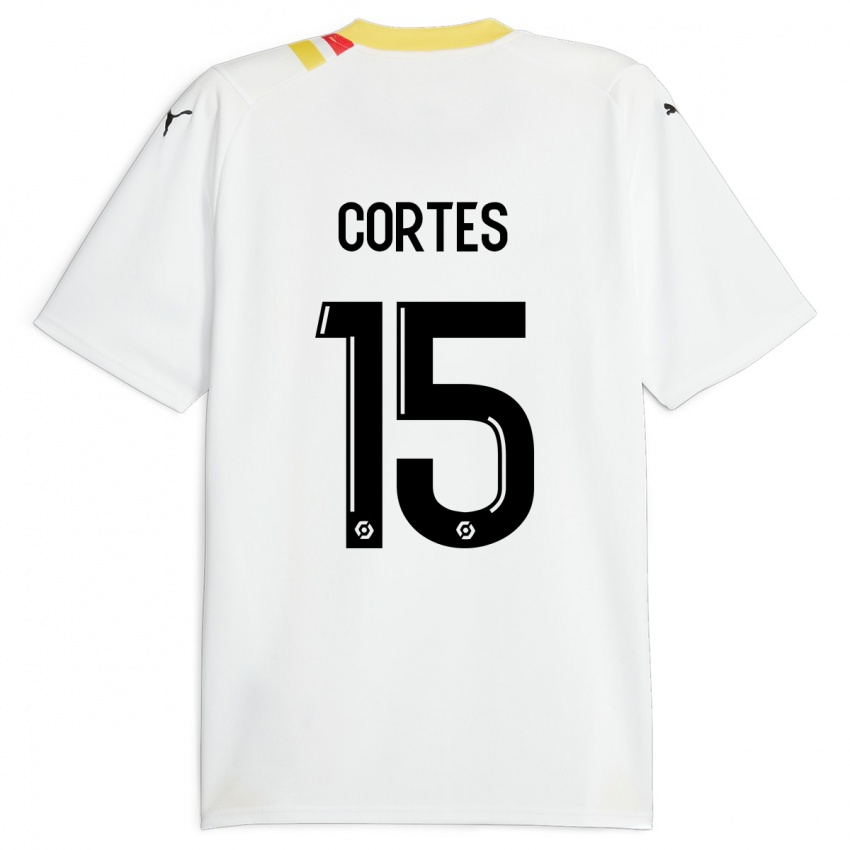 Niño Camiseta Óscar Cortés #15 Negro 2ª Equipación 2023/24 La Camisa México