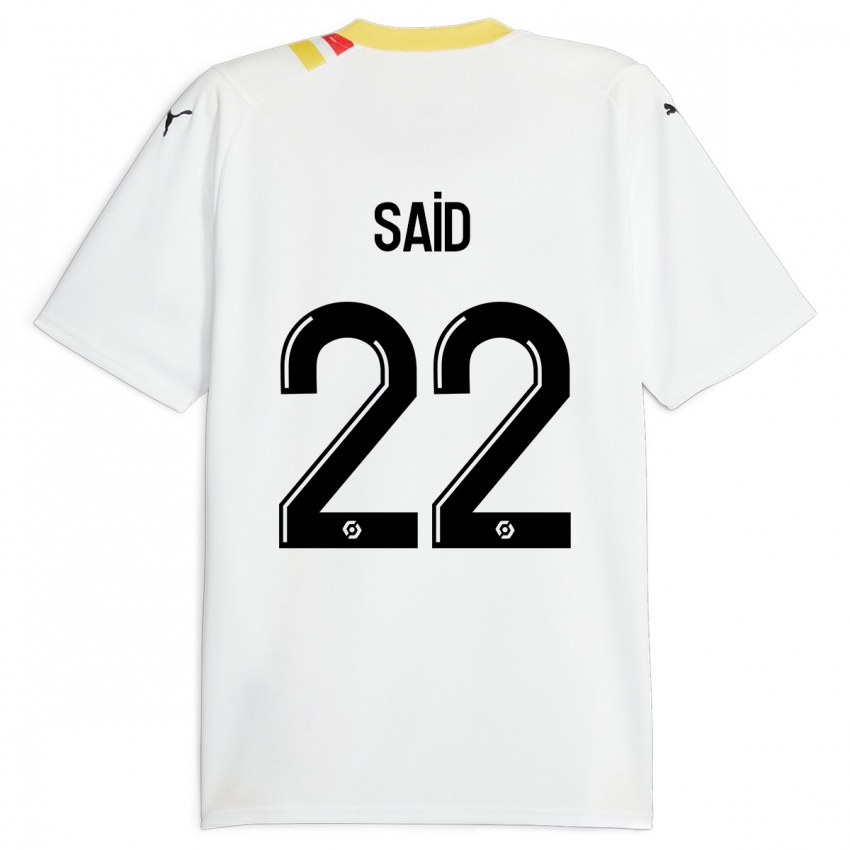 Niño Camiseta Wesley Saïd #22 Negro 2ª Equipación 2023/24 La Camisa México