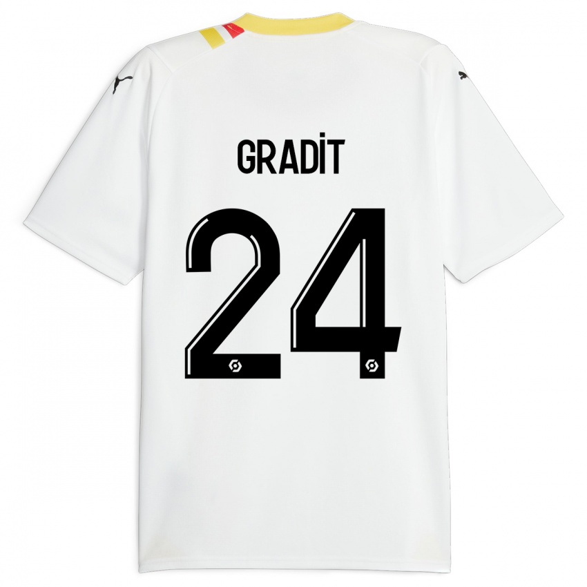 Niño Camiseta Jonathan Gradit #24 Negro 2ª Equipación 2023/24 La Camisa México