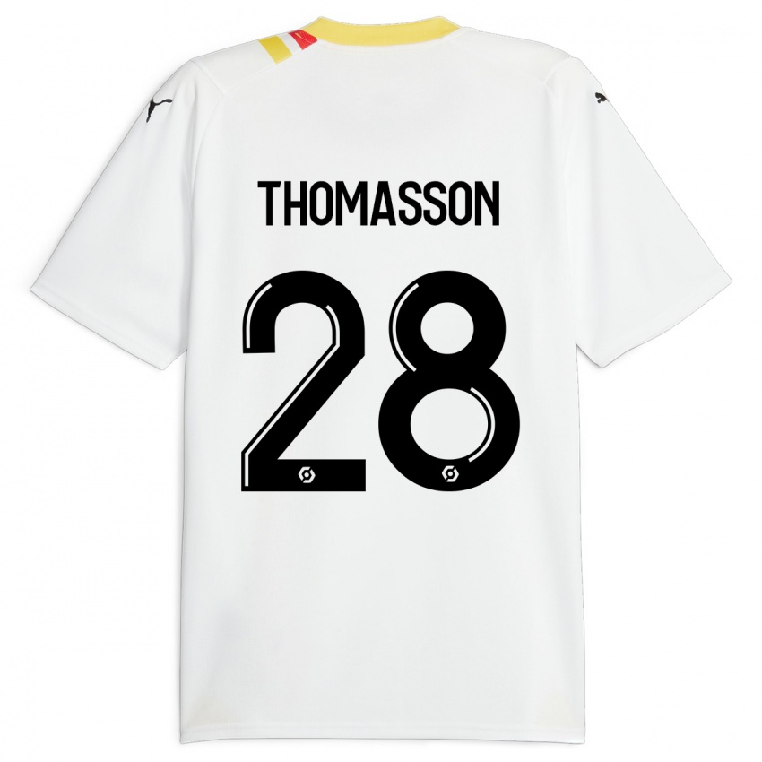 Niño Camiseta Adrien Thomasson #28 Negro 2ª Equipación 2023/24 La Camisa México