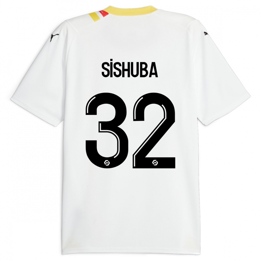 Niño Camiseta Ayanda Sishuba #32 Negro 2ª Equipación 2023/24 La Camisa México