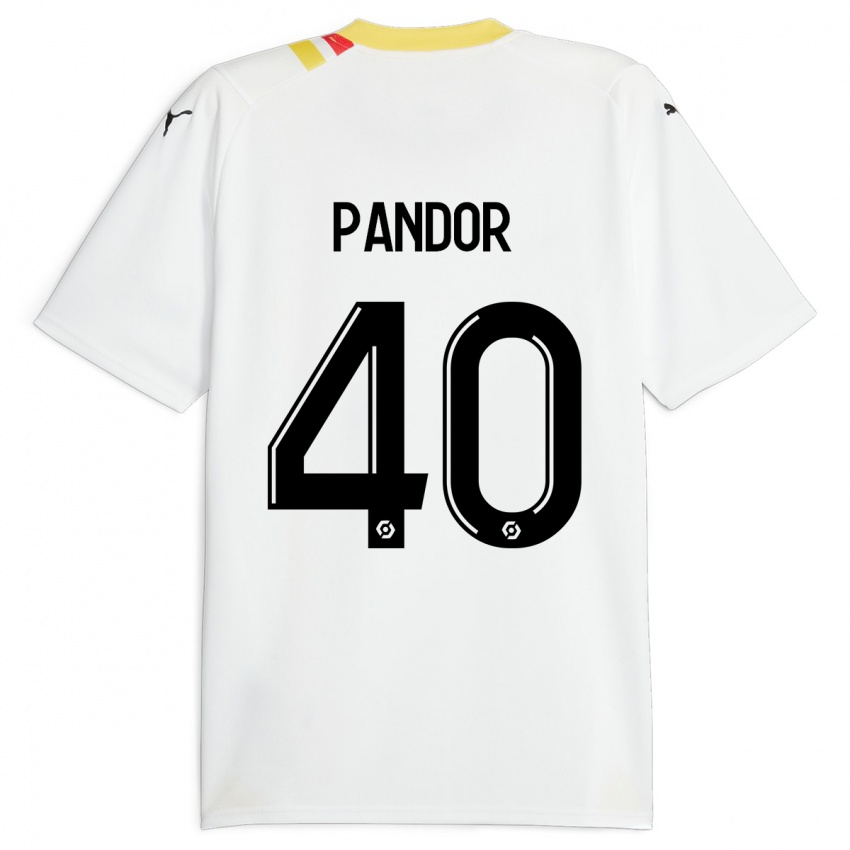 Niño Camiseta Yannick Pandor #40 Negro 2ª Equipación 2023/24 La Camisa México