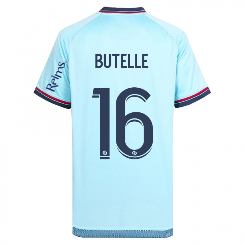 Niño Camiseta Ludovic Butelle #16 Cielo Azul 2ª Equipación 2023/24 La Camisa México