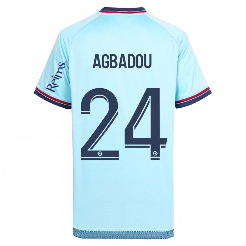 Niño Camiseta Emmanuel Agbadou #24 Cielo Azul 2ª Equipación 2023/24 La Camisa México