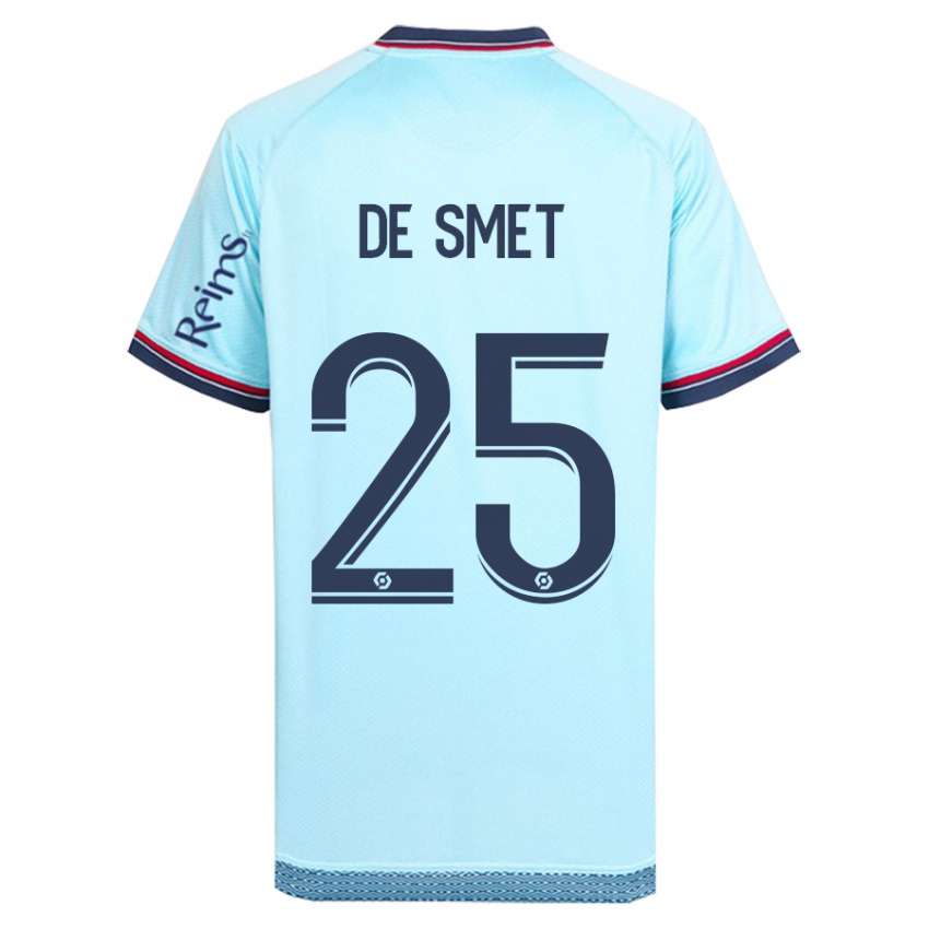 Niño Camiseta Thibault De Smet #25 Cielo Azul 2ª Equipación 2023/24 La Camisa México