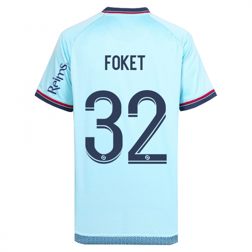 Niño Camiseta Thomas Foket #32 Cielo Azul 2ª Equipación 2023/24 La Camisa México