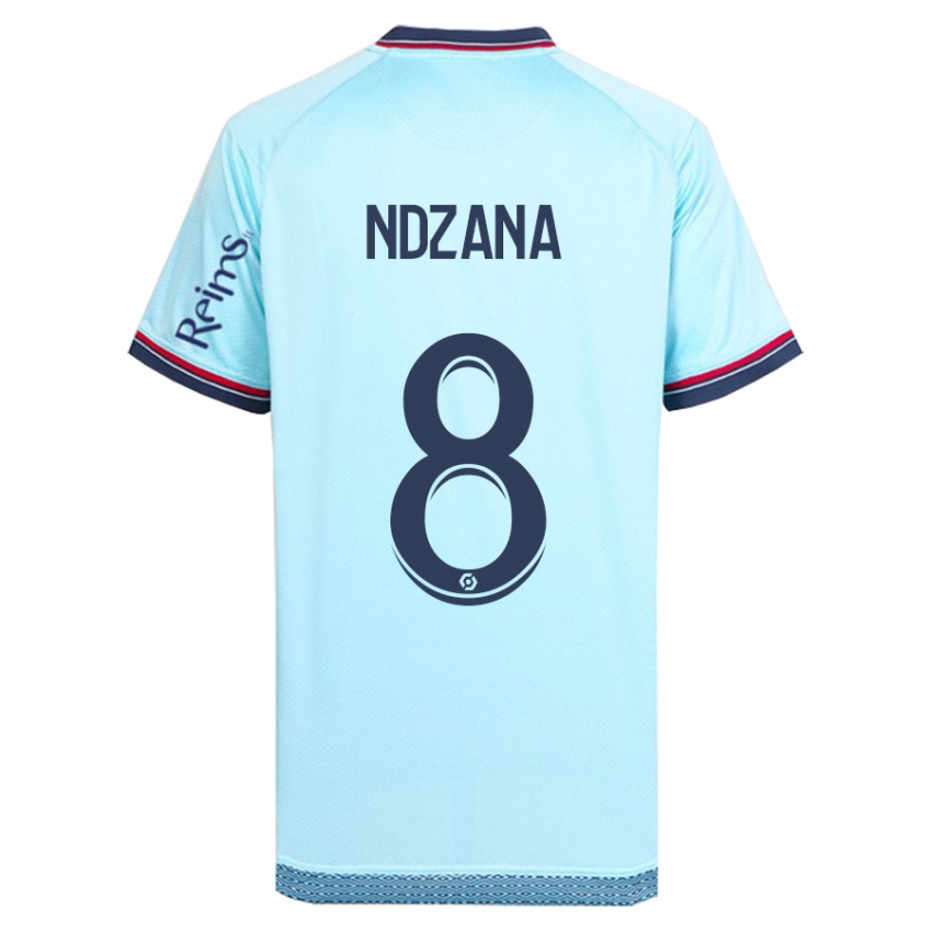 Niño Camiseta Colette Ndzana Fegue #8 Cielo Azul 2ª Equipación 2023/24 La Camisa México