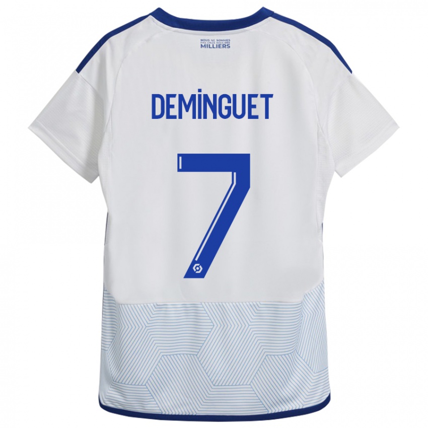 Niño Camiseta Jessy Deminguet #7 Blanco 2ª Equipación 2023/24 La Camisa México