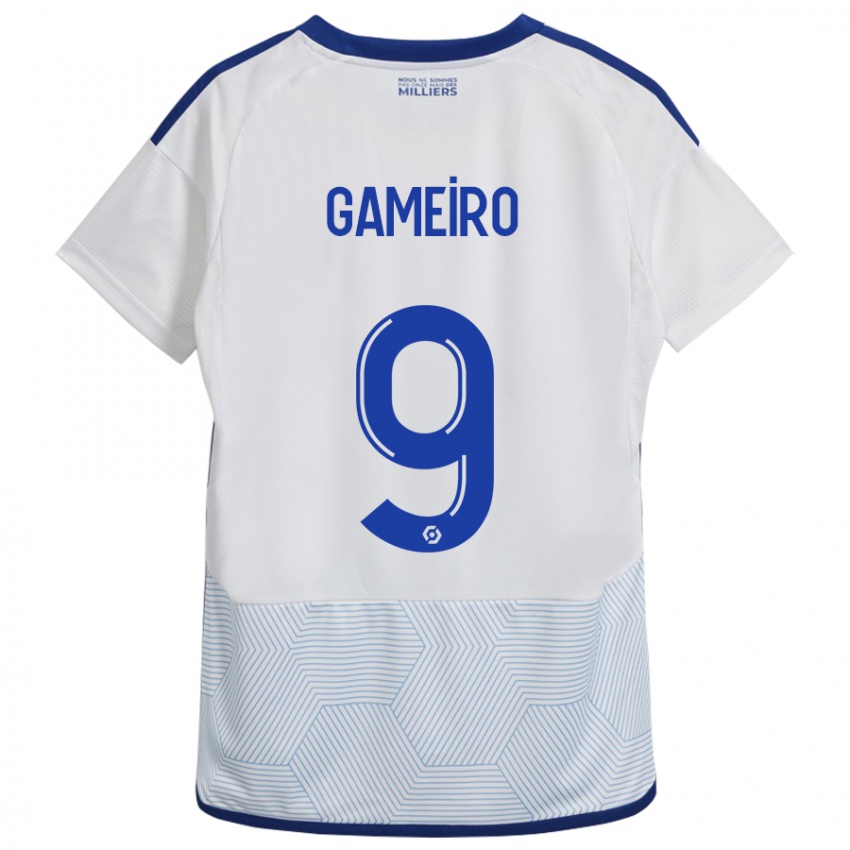 Niño Camiseta Kévin Gameiro #9 Blanco 2ª Equipación 2023/24 La Camisa México