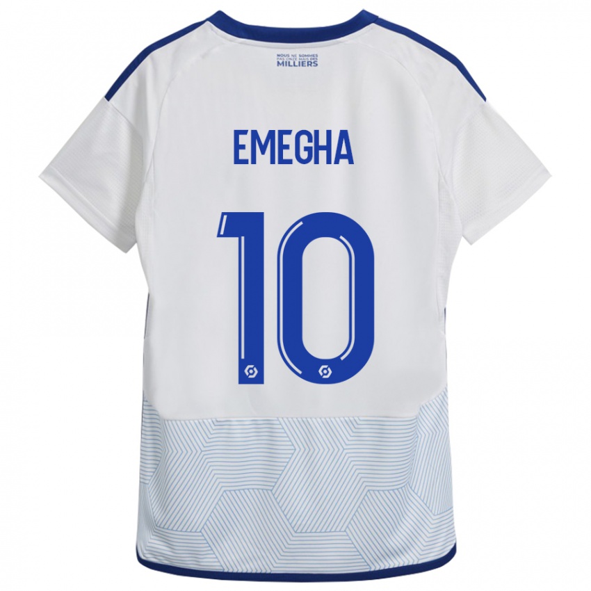 Niño Camiseta Emanuel Emegha #10 Blanco 2ª Equipación 2023/24 La Camisa México
