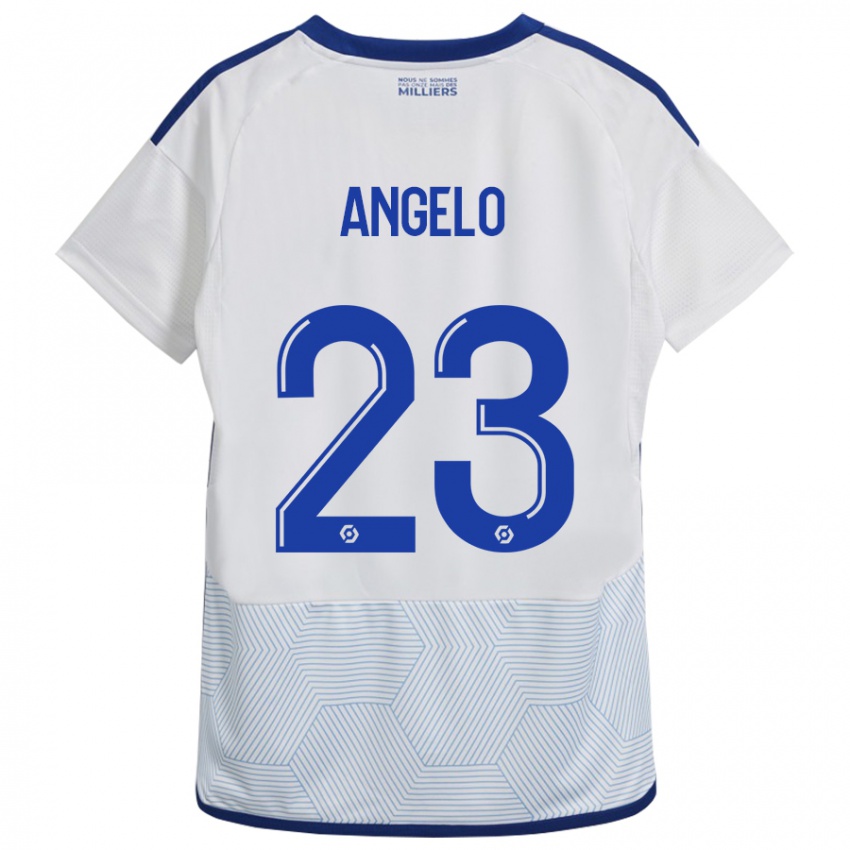 Niño Camiseta Ângelo #23 Blanco 2ª Equipación 2023/24 La Camisa México