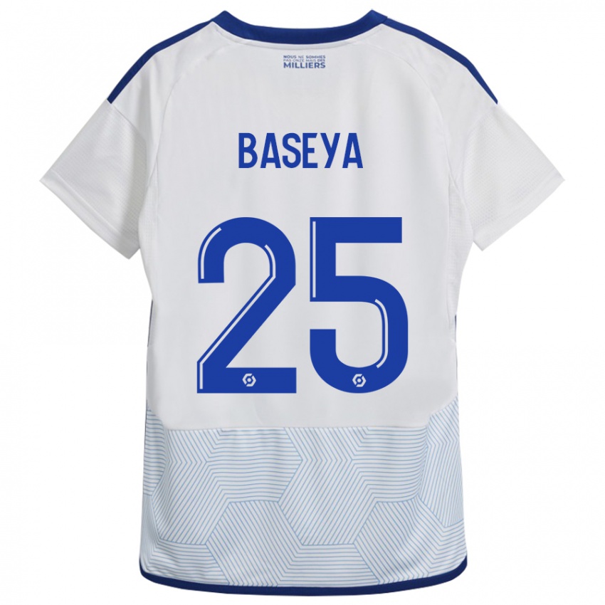 Niño Camiseta Steven Baseya #25 Blanco 2ª Equipación 2023/24 La Camisa México