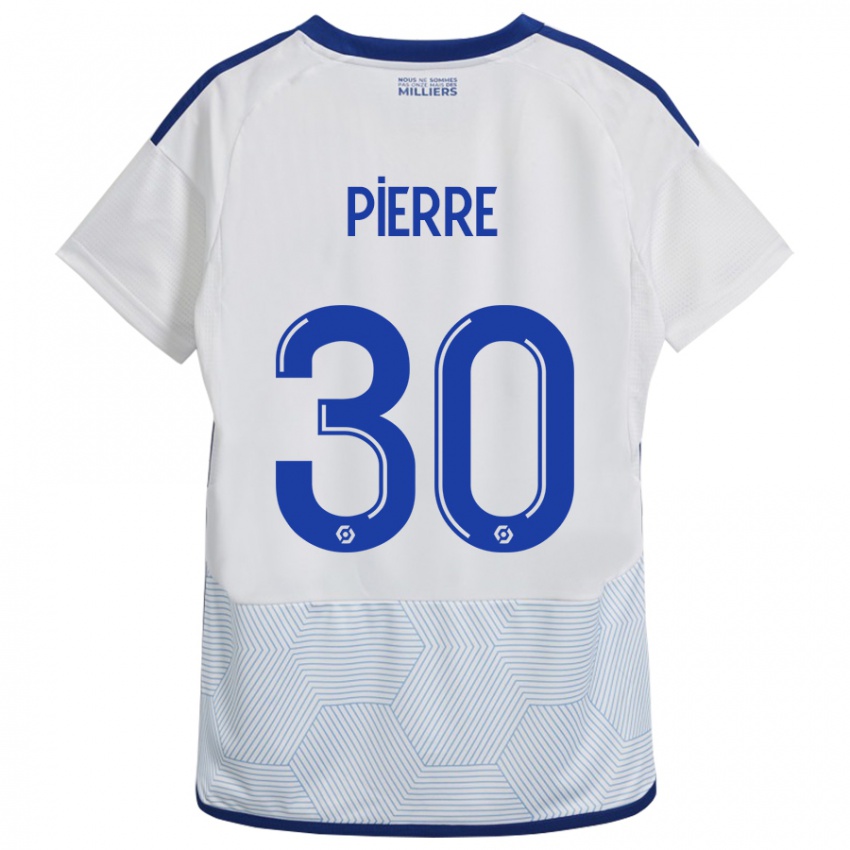 Niño Camiseta Alexandre Pierre #30 Blanco 2ª Equipación 2023/24 La Camisa México