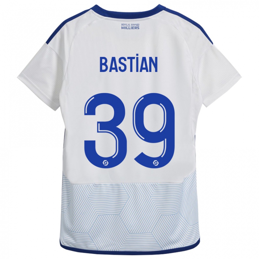 Niño Camiseta Maxime Bastian #39 Blanco 2ª Equipación 2023/24 La Camisa México