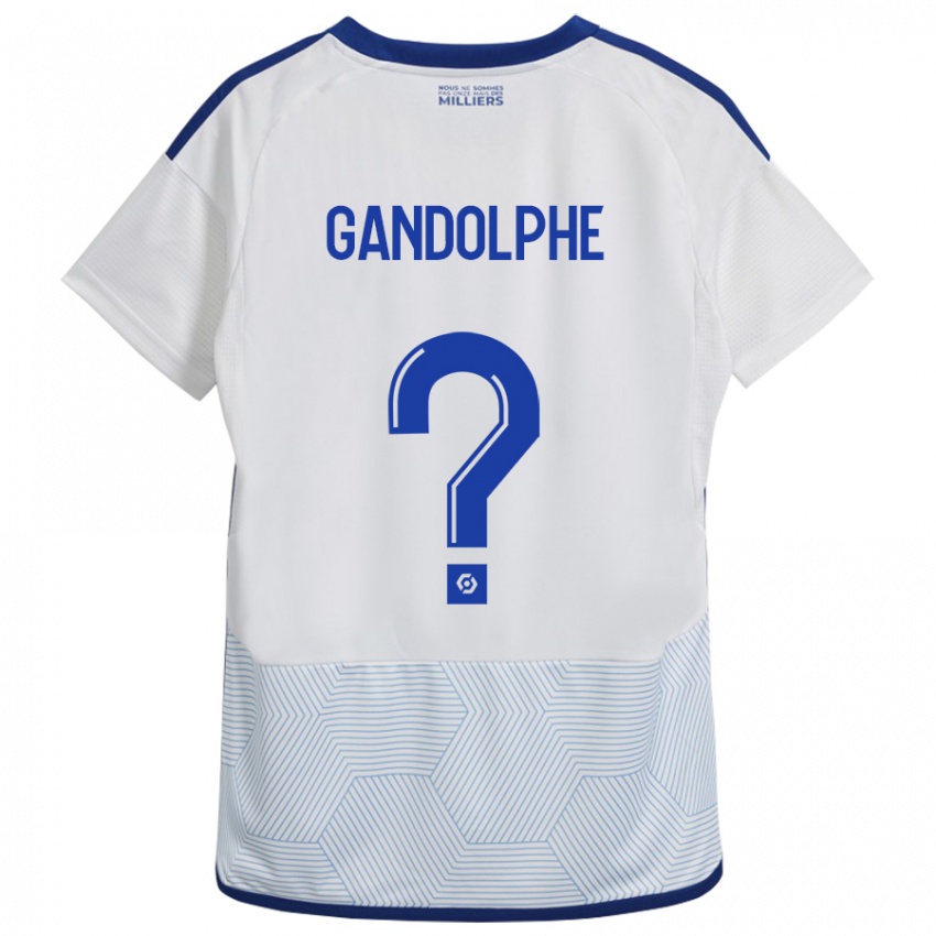Niño Camiseta Adrien Gandolphe #0 Blanco 2ª Equipación 2023/24 La Camisa México